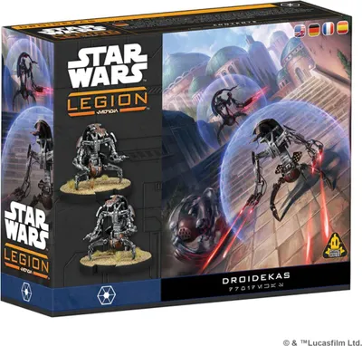 Image de Extension d'unité Droidekas de Star Wars Legion – Unité de droïdes de l'Alliance Séparatiste