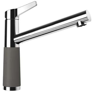 Obrázek produktu pro Vodovodní baterie SCHOCK SC-510 v provedení SILVERSTONE s pevnou výtokovou trubicí / CRISTADUR®