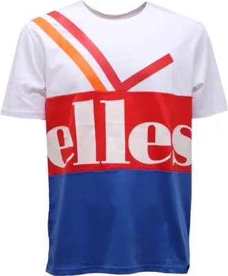 Obrázek produktu pro 1151AI maglia uomo ELLESSE man bavlněné tričko bílá/červená/modrá