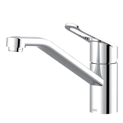 Produktbild von Lenz MILA Küchenarmatur Chrom, Einhebelmischer mit Y-Schwenkauslauf 230 mm, 35 mm Keramikkartusche, Hochdruck, Schnellmontage 46060602