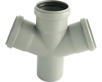 Obrázek produktu pro Dvojitá odbočka 67° pro kanalizační potrubí HT DN 50/50/50 rovná