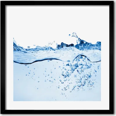 Produktbild von Bild - 50 cm x 50 cm - MDF - Rahmen, Wandkunst - Wasser