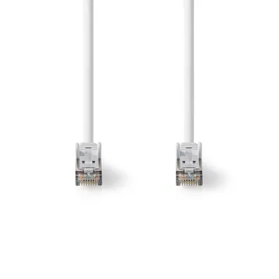 Produktbild von Nedis Cat 8.1-Netzwerkkabel - S/FTP - RJ45 Stecker - RJ45 Stecker - 10.0 m - Rund - LSZH - Weiss - Label