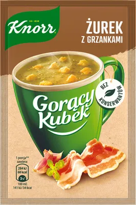 Obrázok produktu pre Knorr Gorący Kubek Zurek Z Grzankami 17 G