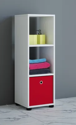 Produktbild von VCM Holzregal stehend | platzsparendes Regal | Maße: ca. H. 93 x B. 31 x T. 30 cm | Elegantes Regal stehend | Aufbewahrungsregal | Bücherregal - Benas-3