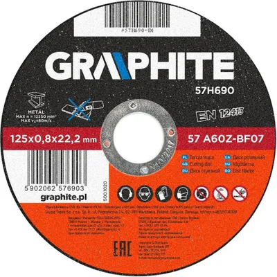 Produktbild von Metall-Trennscheibe 125 x 0,8 x 22,2 mm, 57A60Z-BF07