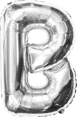Produktbild von Oblique Unique Folien Luftballon Buchstabe B Geburtstag Silber Hochzeit Party Deko Ballon - silber
