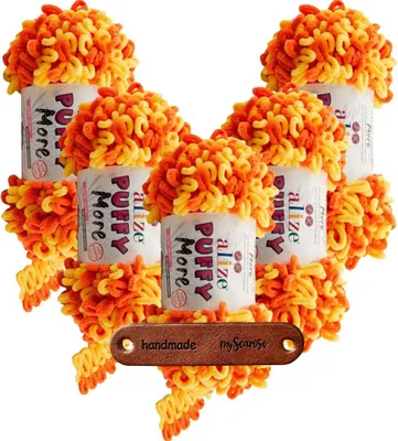 Produktbild von 5 x ALIZE Puffy More 6547 mit Label
