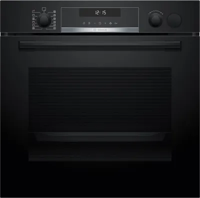 Produktbild von Bosch Serie 6 HRG578BB7, Medium, Elektrischer Ofen, 71 l, 71 l, Lüfterbetrieben, 30 - 275 °C