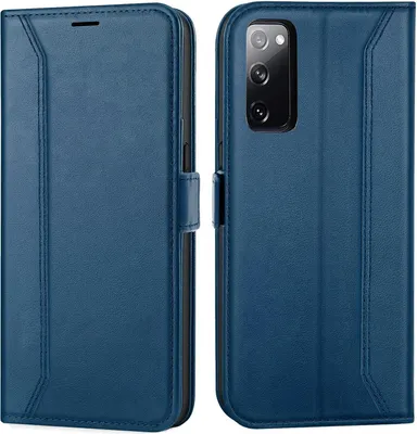 Produktbild von Conie RFID Klapp Tasche für Samsung Galaxy S20 FE Kartenfach Hülle Rundumschutz in Blau