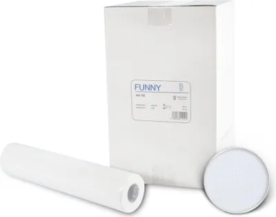 Produktbild von Abdeckrolle Funny - weiß - 2-lagig - 55 x 35 cm - 9 Rollen