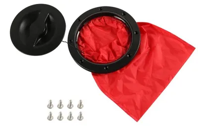 Zdjęcie produktu dla Zestaw adapterów do kajaka/łodzi – 15,24 cm – Torba do przechowywania – Czarny zestaw adapterów – Zestaw adapterów 6" – Do kajaków/łodzi – A6651-01 – Akcesoria do łodzi