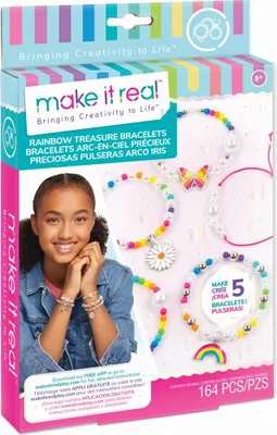 Zdjęcie produktu dla Make it Real - Tęczowe bransoletki biżuteryjne