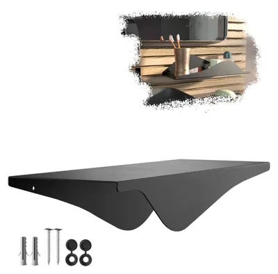 Produktbild von SOTECH Wandregal HOVER-VIII 350 x 130 x 80 mm schwarz
