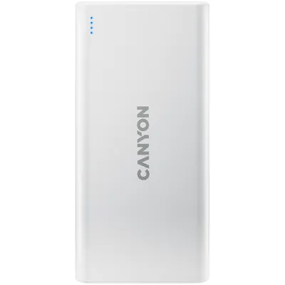 Zdjęcie produktu dla Canyon PB-106, 10000 mAh, Litowo-polimerowy (LiPo), Biały