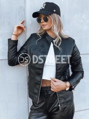 Produktbild von Damen Lederjacke TRENDY FUSION schwarz S
