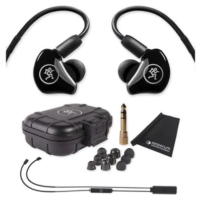 Produktbild von Mackie In-Ear Kopfhörer MP-220 mit Bluetooth-Adapter und Tuch