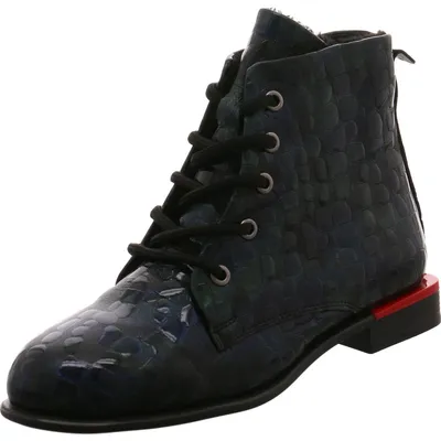 Produktbild von 2 Go Fashion Damen Schnürstiefelette schwarz/weiß