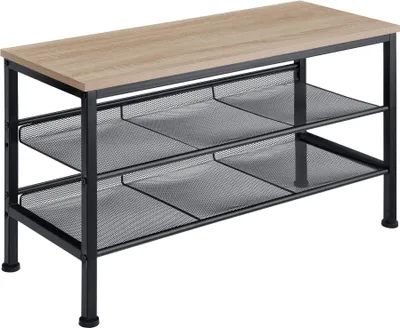 Produktbild von tectake® Schuhregal Derry 75,5 x 30,5 x 45,5 cm