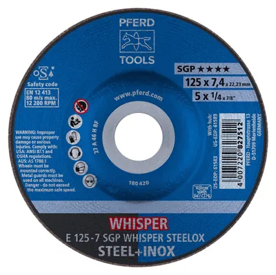 Zdjęcie produktu dla PFERD 62212848, 12,5 cm, 2,22 cm, 7,4 mm, 12200 RPM, 10 szt.