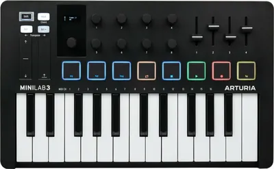 Produktbild von Arturia MiniLab 3 MIDI keyboard Black