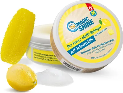 Produktbild von Mediashop Pure100 MagicShine Power Multi-Reiniger mit Schutzschild 300g, Putzstein , M37573