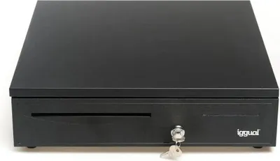 Obrázok produktu pre iggual IRON-50, Manuálna a automatická zásuvka na peniaze, Kov, Čierna, 12 V, 420 mm, 405 mm