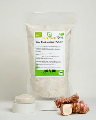 Produktbild von 100 g BIO Topinambur Pulver | Nahrungsergänzung | Knolle | Ballaststoffe