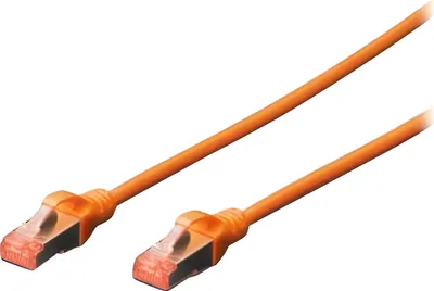 Obrázok produktu pre Digitus DK-1644-005/OR, 0,5 m, Cat6, S/FTP (S-STP), RJ-45, RJ-45, Oranžová