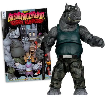 Produktbild von Mcfarlane Toys Teenage Mutant Ninja Turtles Rocksteady Figur One Size