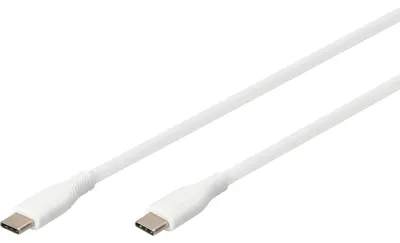 Obrázok produktu pre Digitus AK-300341-010-W, 1 m, USB C, USB C, USB 2.0, 0,48 Gbit/s, Biela