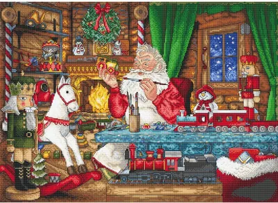 Produktbild von Letistitch Kreuzstich Stickpackung "Wir bereiten uns auf Weihnachten vor", Zählmuster, 30x42cm