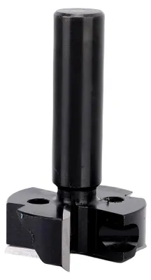 Produktbild von Oberflächenfräser für Spoilboards, Fräser für die Holzverarbeitung, Hartmetall, 1/2-Zoll-Rundschnittholz, 1-1/2-Zoll-Schlitzlochdurchmesser, geeignet für Schlitzen und Abflachen