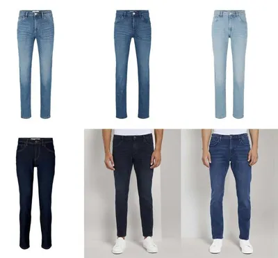 Immagine prodotto di Jeans TOM TAILOR JOSH regular slim da uomo in denim elasticizzato