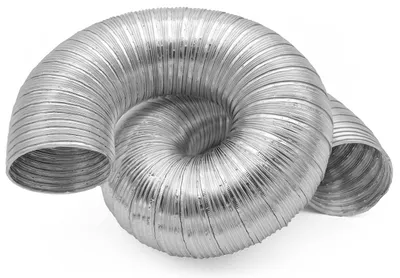 Image de Tuyau d'évacuation flexible en aluminium pour climatiseurs et systèmes de ventilation (Ø 160 mm, 3 m)