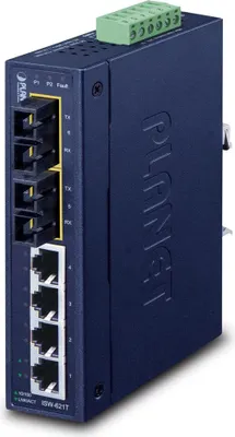 Image de Planet Technology Corp. ISW-621T PLANET 4+2 100FX Port Multi-mode Industrial Ethernet Switch