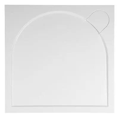 Produktbild von Gelco LARCA Gussmarmor-Duschwanne, Quadrat 90x90cm