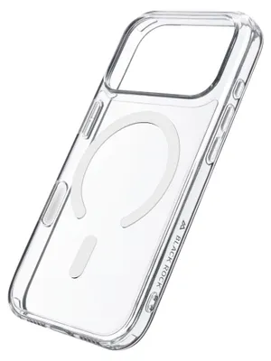 Immagine prodotto di Custodia protettiva trasparente "Mag Clear" per Apple iPhone 17 Pro.