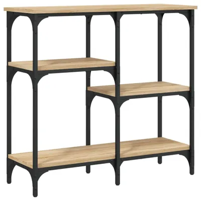 Zdjęcie produktu dla vidaXL Stolik konsola dąb sonoma 80x29x75 cm materiał drewnopochodny