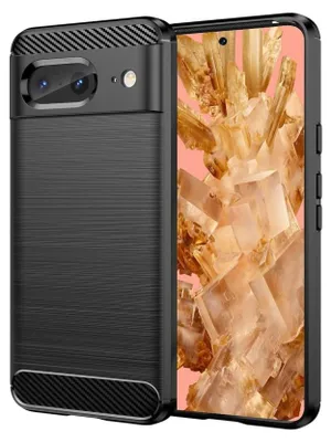 Produktbild von Hülle Carbon für Google Pixel 8 Schutzhülle Handy Case TPU Cover Handyhülle