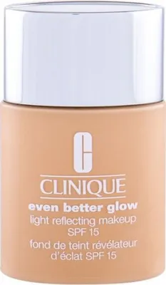 Obrázek produktu pro Clinique Even Better Glow Light Reflecting Makeup SPF 15, Láhev, Krém, Smíšená pleť, Mastná pleť, Ochana, Lesklý, Vyhlazující, Světlý, Teplé