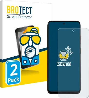 Produktbild von 2x BROTECT Schutzfolie für Motorola Moto G15 Displayschutz Displayschutzfolie Folie Matt Entspiegelungsfolie