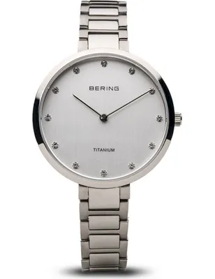 Produktbild von Bering Damen Armbanduhr Titanium 34 mm Armband Edelstahl 11334-770