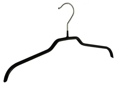 Productafbeelding van Kledinghanger Set van 20 Stuks - Metaal Zwart 28 cm