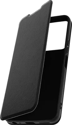Produktbild von Myway, Kunstleder-Klappetui mit Kartenfach für Vivo Y22s / Vivo Y35, Schwarz