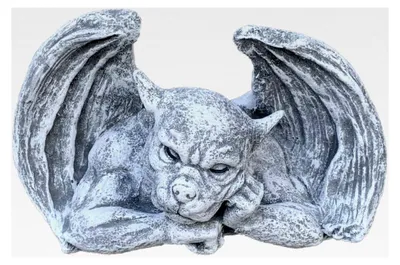 Produktbild von Gargoyle Denker Steinfigur frostfest wetterfest Steinguss