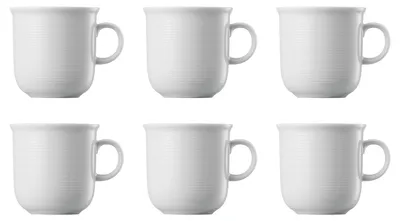 Produktbild von 6 x Becher mit Henkel 0,28 l - Trend Weiß - Thomas - 11400-800001-15503 -