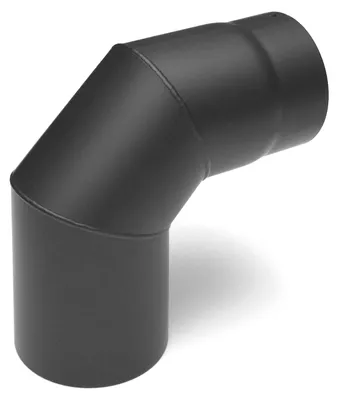 Produktbild von Raik Basic Rauchrohrbogen 150mm gussgrau 90° ohne Tür für Rauchrohr / Ofenrohr