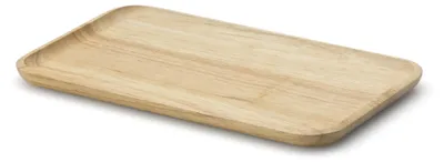 Produktbild von CONTINENTA Tablett rechteckig, Gummibaum 22x13x1,2 cm 3286 4017167328607