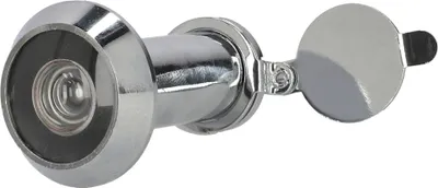 Obrázok produktu pre KOTARBAU® Dverový priezor so širokouhlým objektívom jednoduchá montáž chróm Ø 14 mm